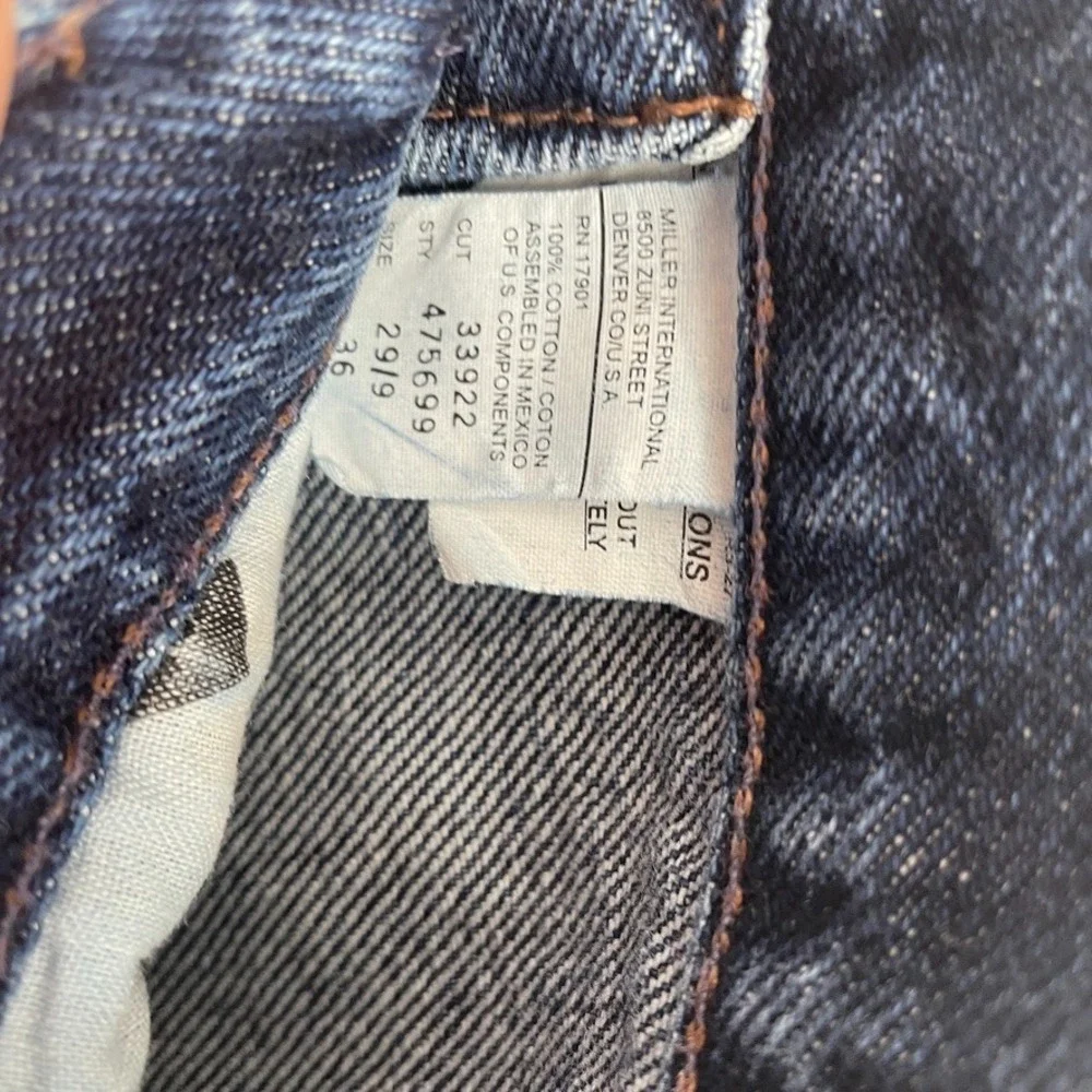 VTG Rockies Bareback Jeans Womens Sz 29/9 Dark Blue High Waist High Rise Solid